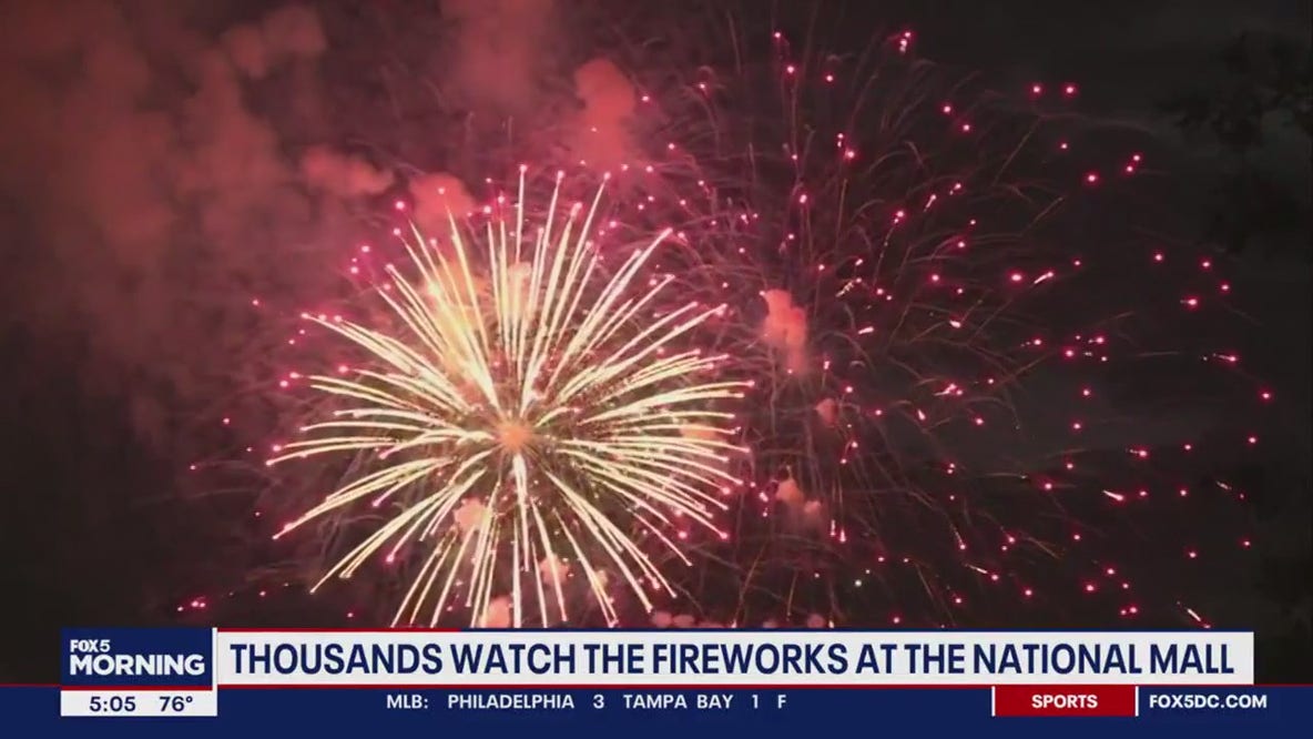 DC celebrates Fourth of July with fireworks